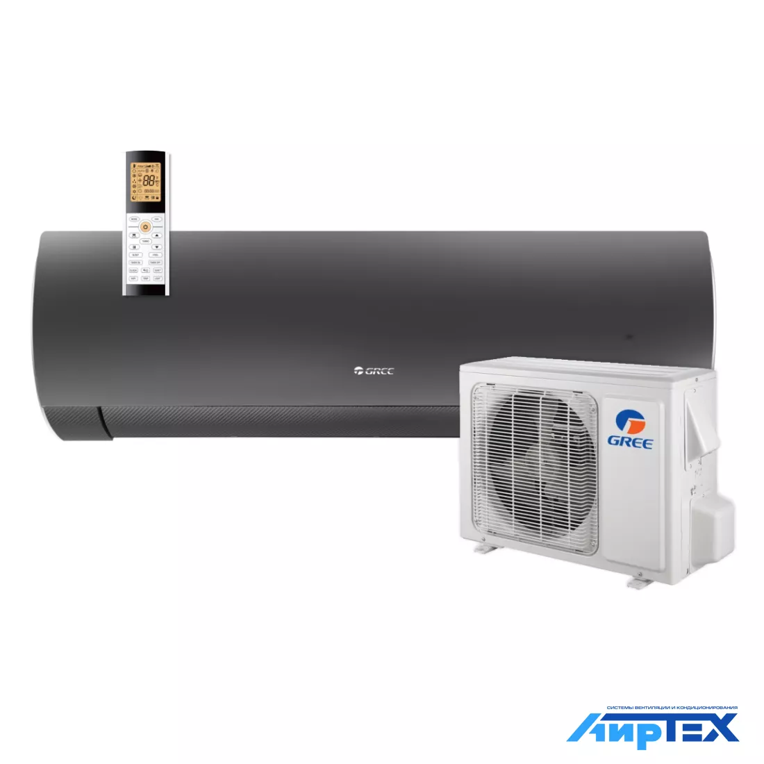 Кондиционер Gree Lyra GWH09ACC-K6DNA1F(black)