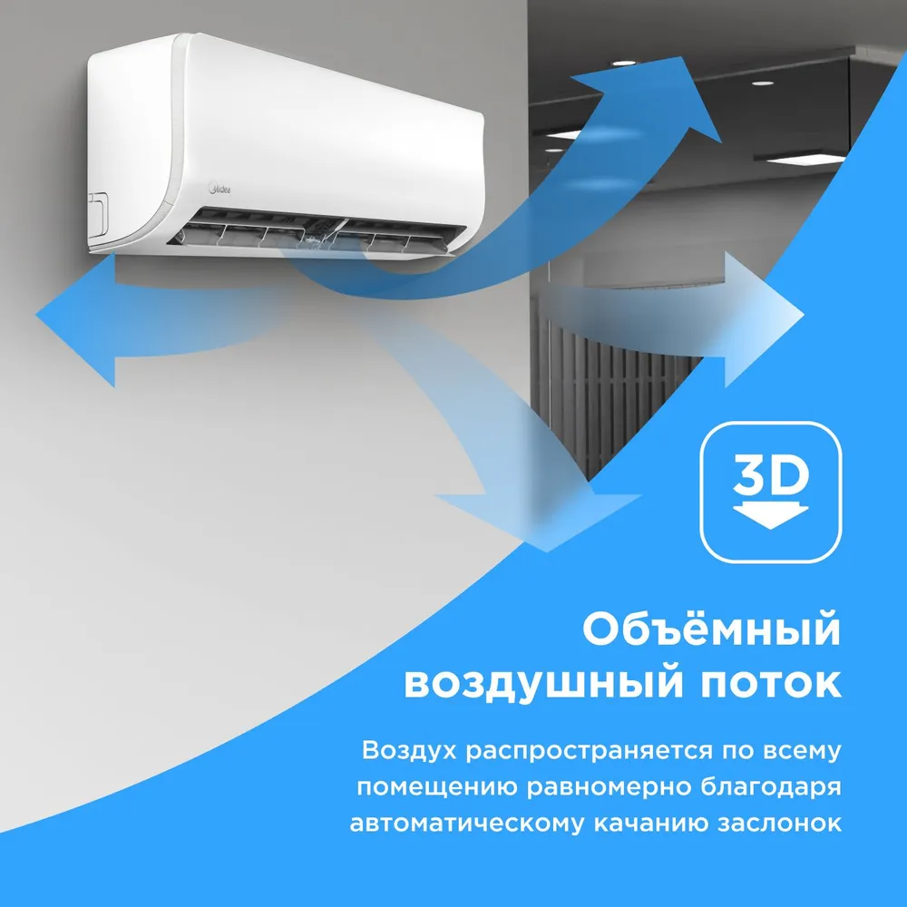 Кондиционер Midea Paramount MSAG1-09HRN1-I/MSAG1-09HRN1-O