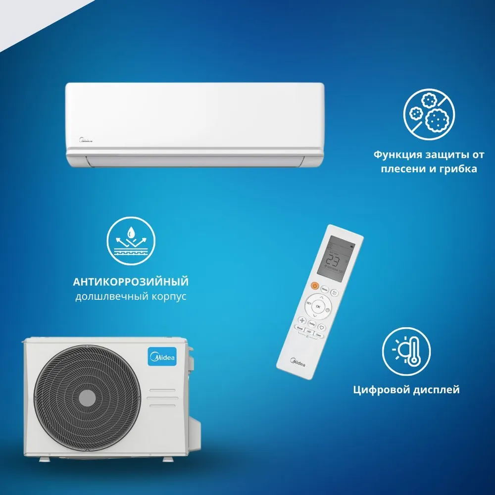 Кондиционер Midea Unlimited MSAG2-07HRN1-I/MSAG2-07HRN1-O