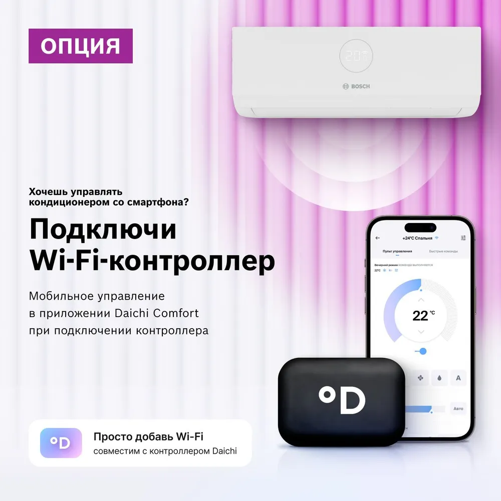 Кондиционер Bosch Climate Line 5000 CLL5000 W 28 E/CLL5000 28 E