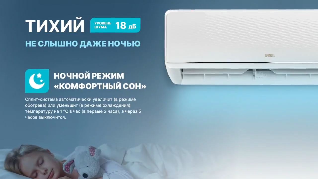 Кондиционер Centek CT-65FDC09