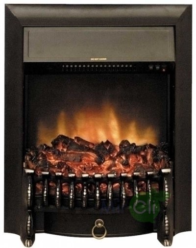 Электрокамин с классическим очагом 2D Royal Flame Sorrento угл. (Белый) c очагом Fobos FX Black/Brass