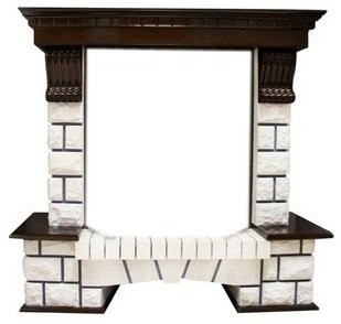 Широкий портал Dimplex Pierre Luxe (Cassete 600) дуб/темный дуб/венге