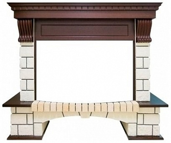 Широкий портал Royal Flame Pierre Luxe под очаг Dioramic 33W FX