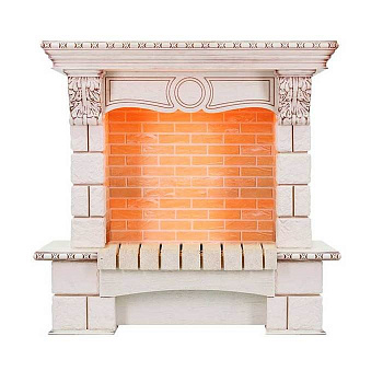 Угловой широкий портал Dimplex Pierre Luxe угл. (для Cassete 600) Ivory